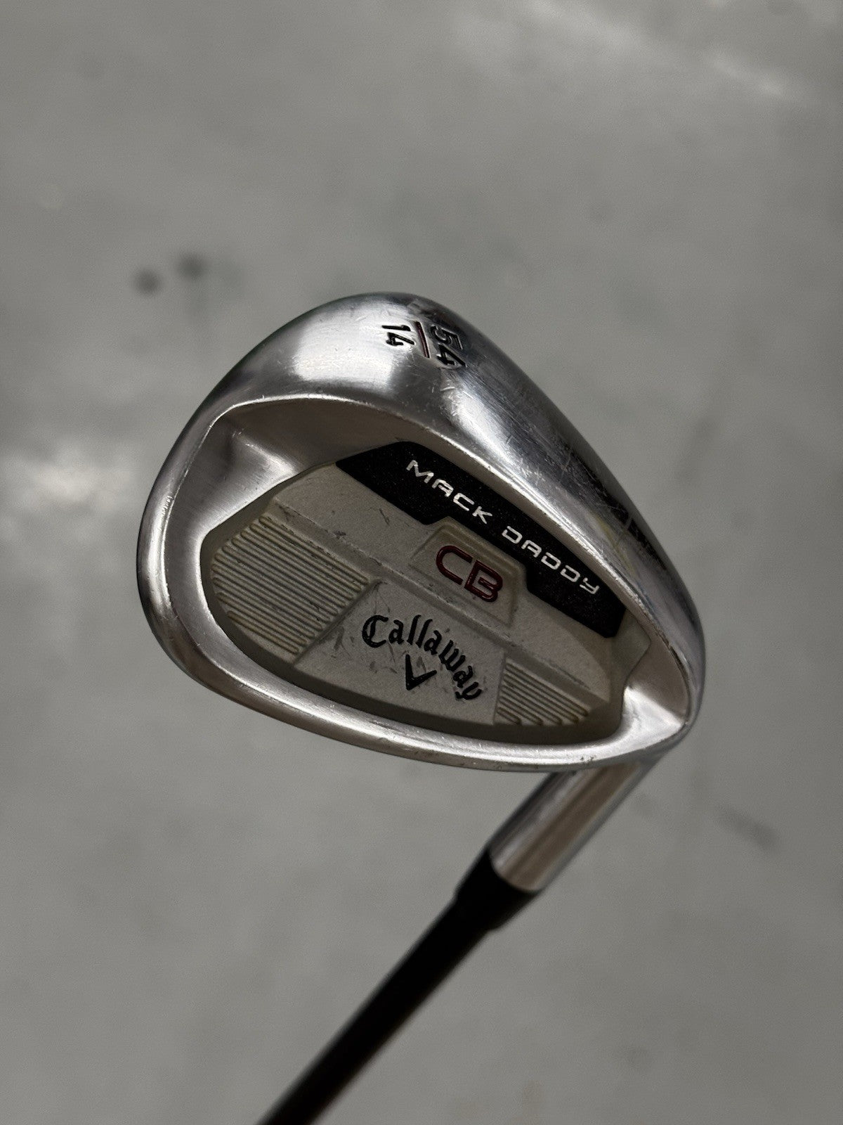 Callaway Mack Daddy CB Wedge 54° KBS Hi-Rev 80 Graphite Wedge Shaft *Used*