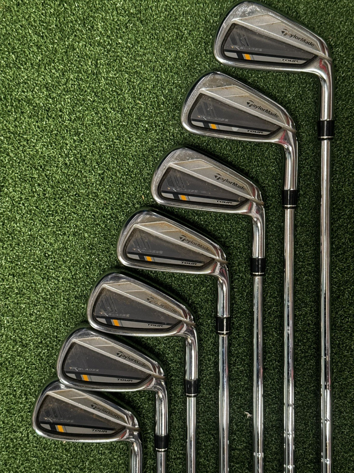 Taylormade RBladez Tour Iron Set 4-Pw KBS Tour Stiff Shafts 