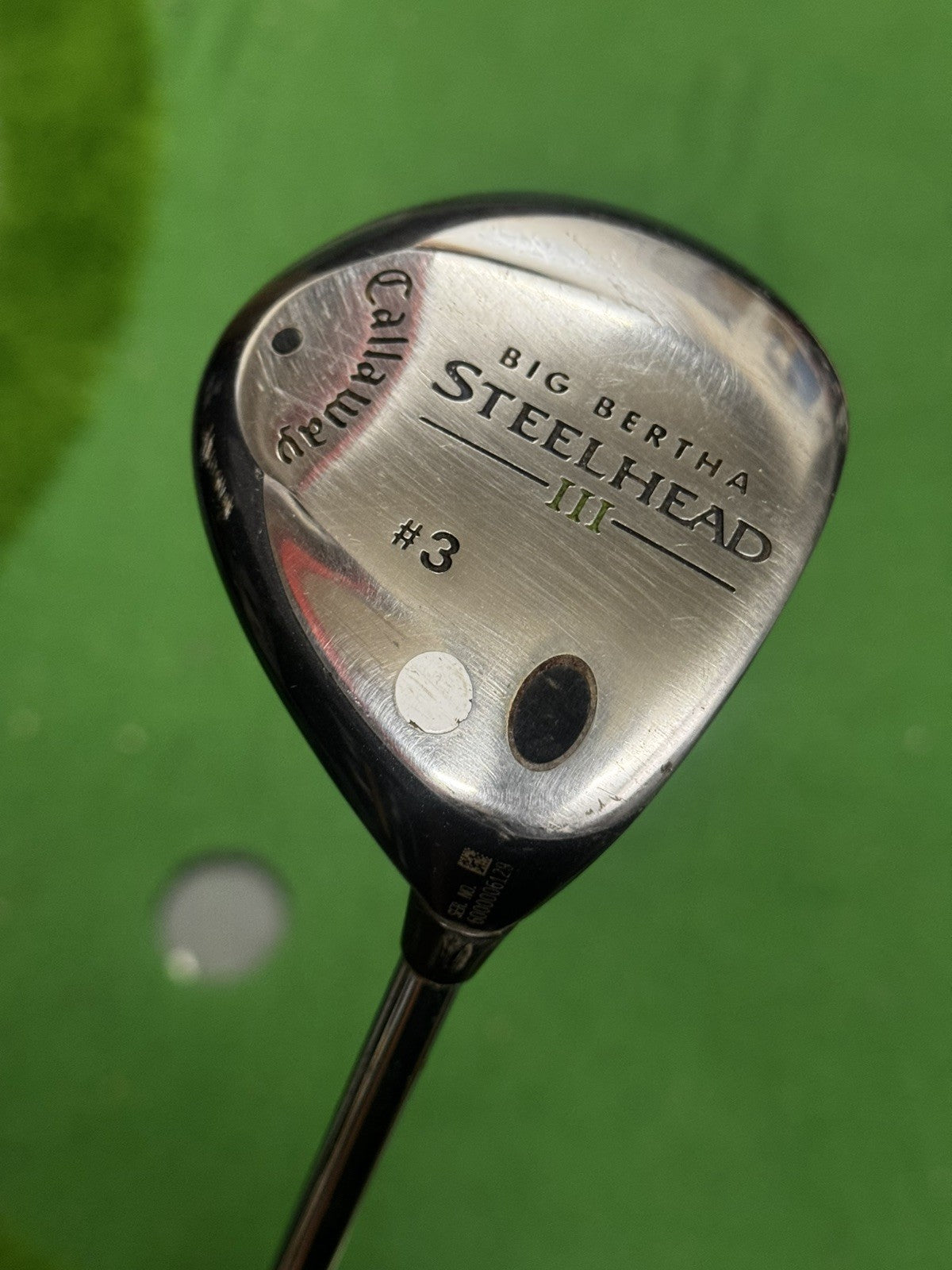 Callaway Big Bertha 111 3 Wood Steel Uniflex Shaft