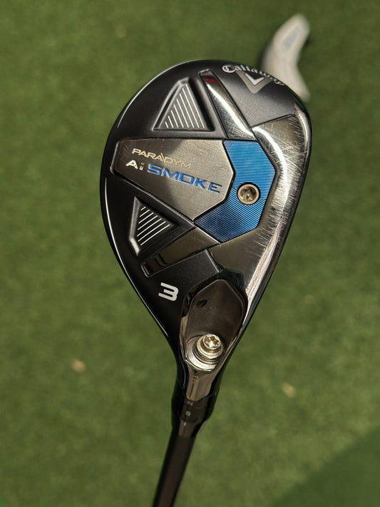 Callaway Paradym Ai Smoke 18 Degree 3 Hybrid Stiff Flex Cypher Shaft