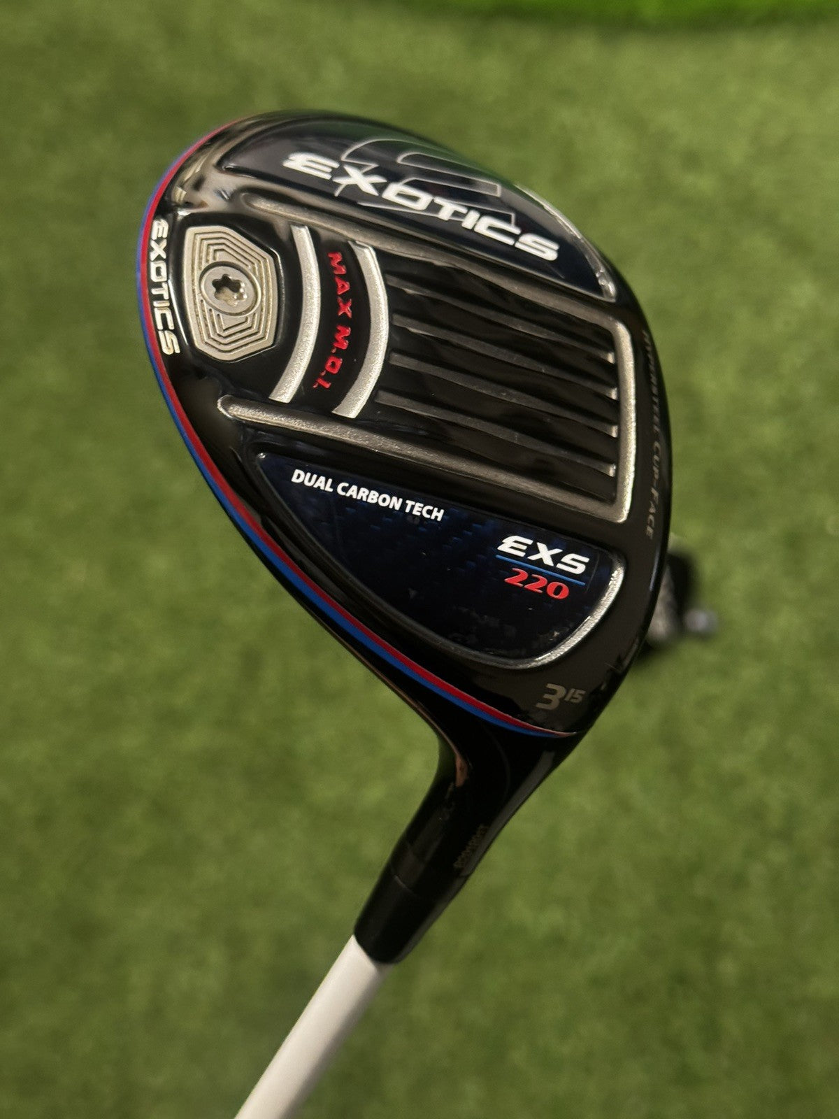 Tour Edge Exotics EXS 220 15˚ 3 Wood Regular Flex 
