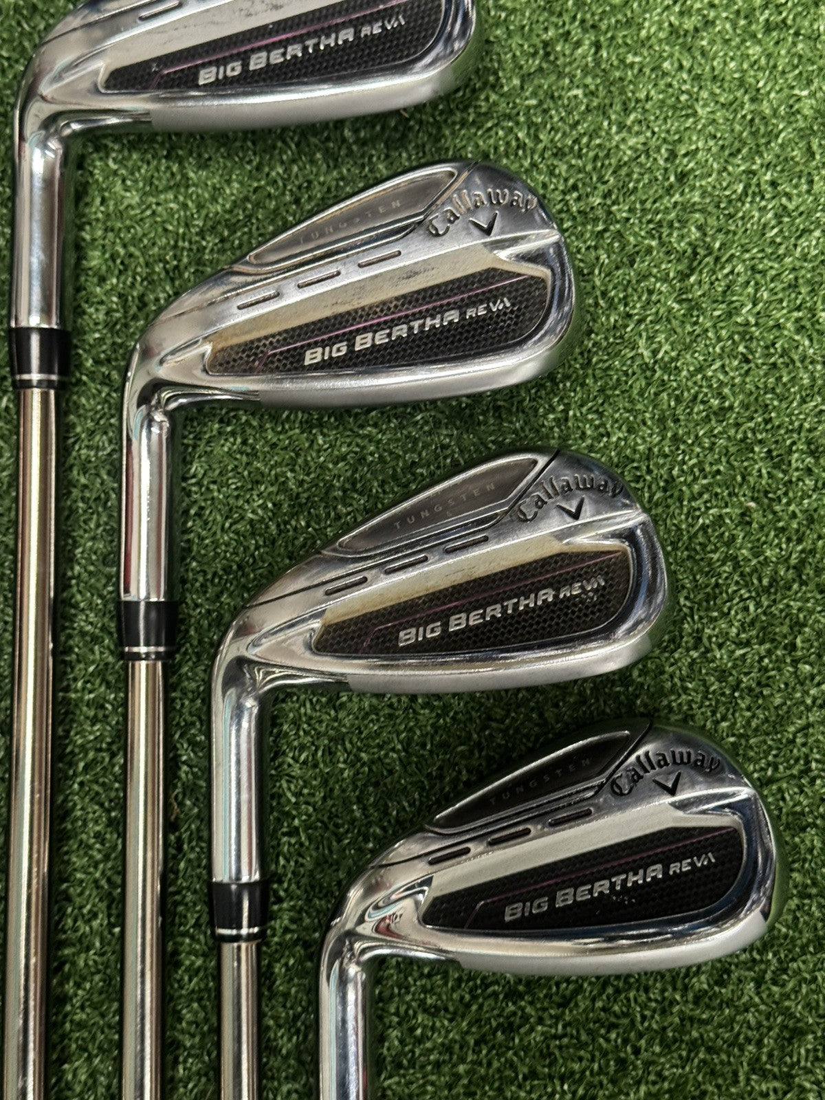 Callaway Ladies Left Hand Big Bertha Reva 2023 Iron Set 7-Sw Ladies Flex