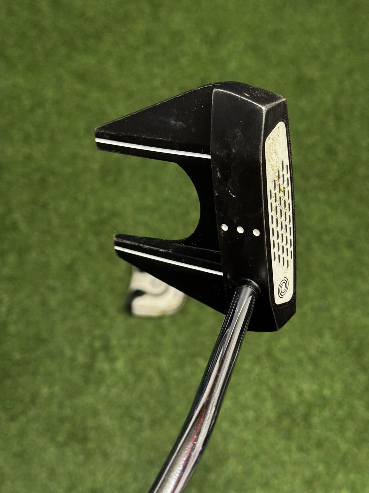 Odyssey Left Hand Stroke Lab Black Arm Lock Big Seven Putter 