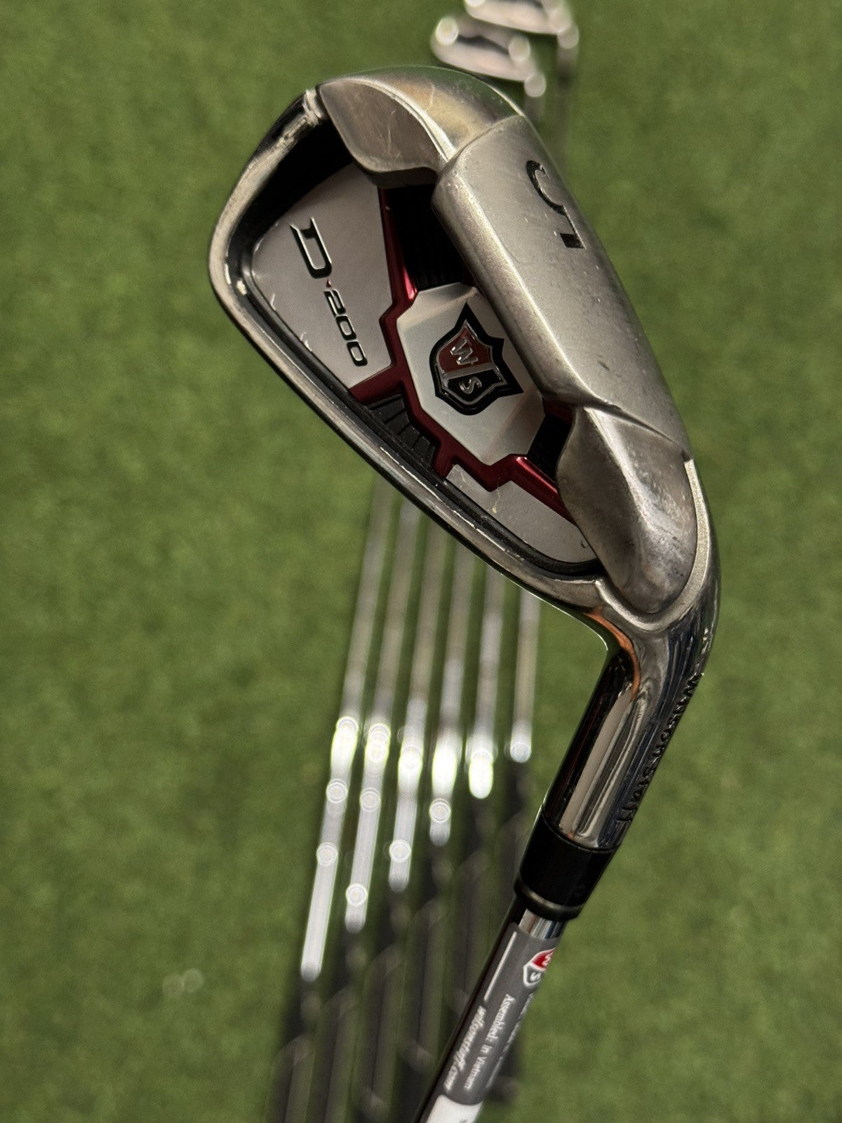 Wilson D200 Iron Set 5-PW+SW Uniflex Wilson Steel Shafts