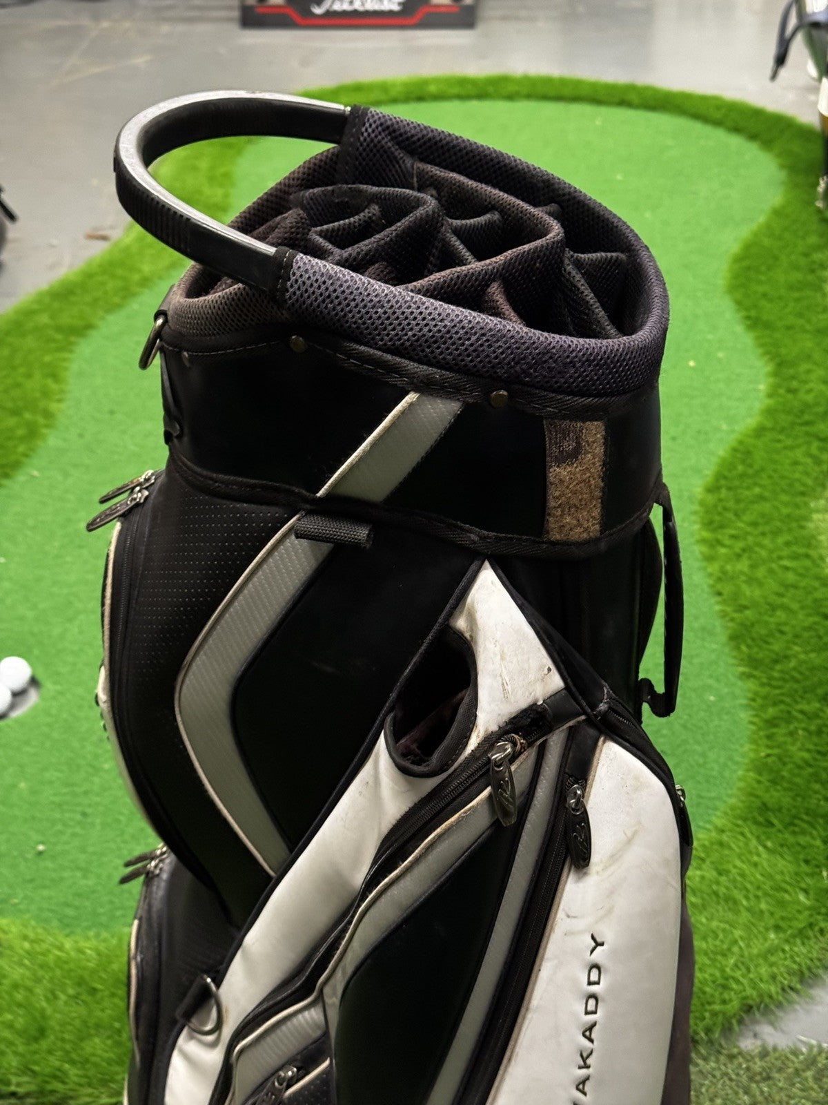 Powakaddy Golf Trolley Cart Bag White/Black
