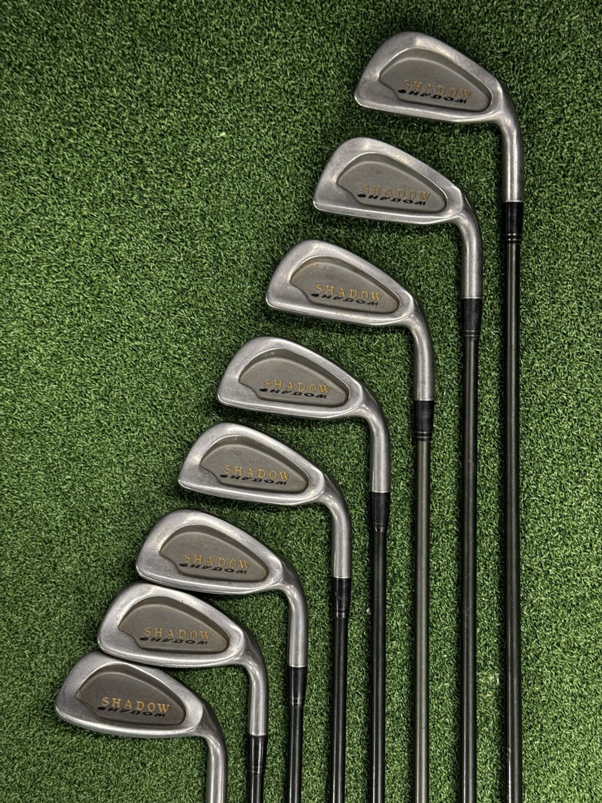 Mitsushiba Shadow Iron Set 3-SW (NO PW) Good Condition Graphite Shafts *Used*