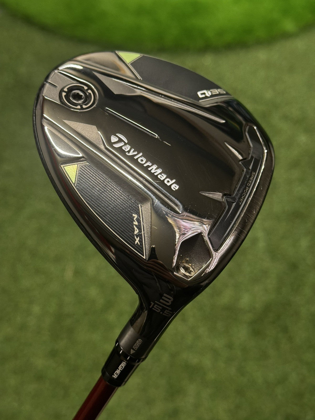 Taylormade Qi35 Max 3 Wood 15.5 Degree Regular Flex Shaft -1 inch 