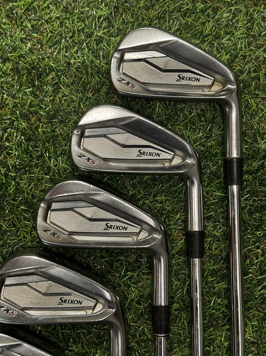 Srixon ZX5/ZX7 Combo Iron Set 4-PW Stiff Flex KBS Shafts