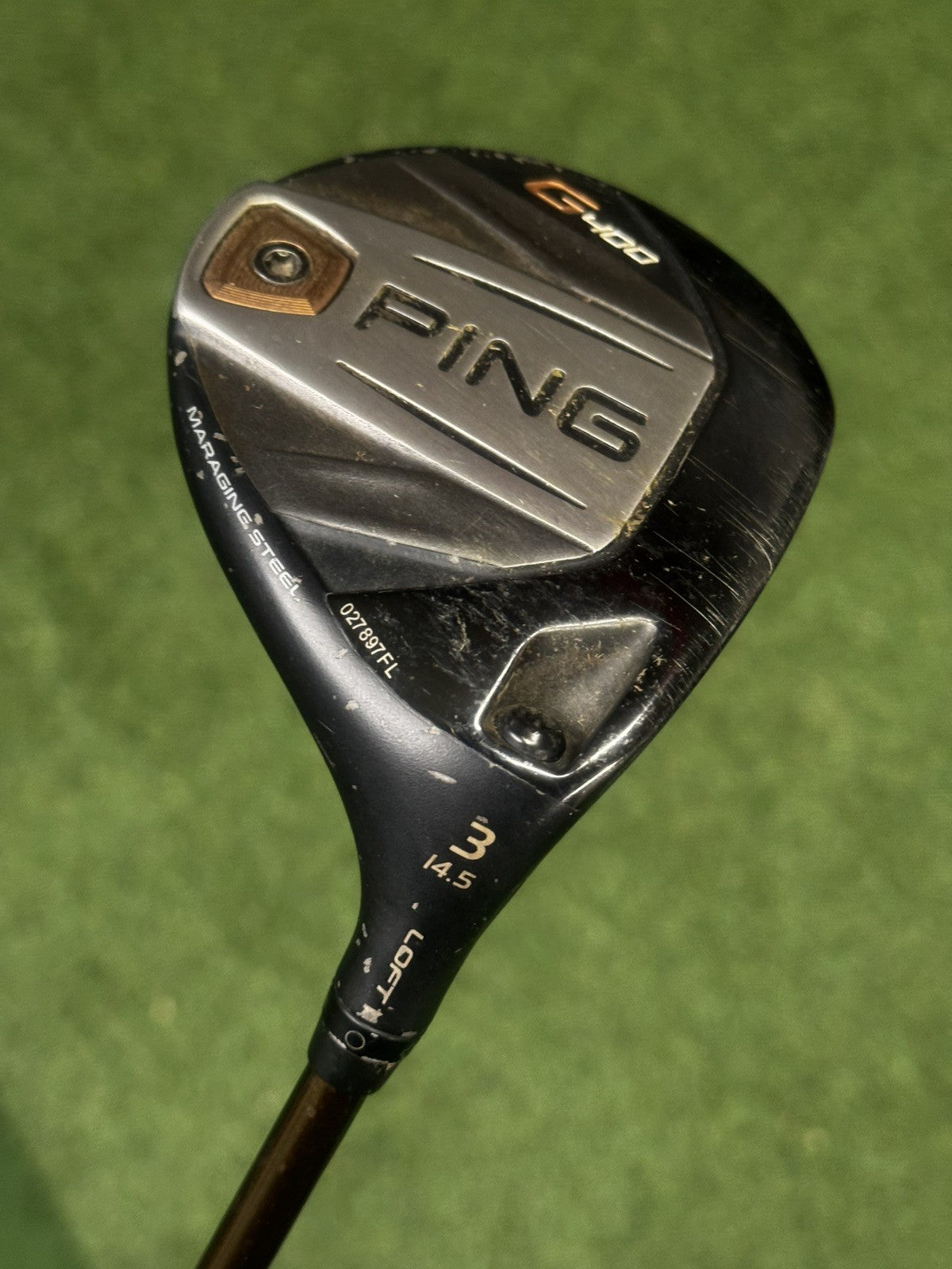 Ping G400 3 Wood 14.5 Degree Regular Flex Ping Alta CB 65 Shaft