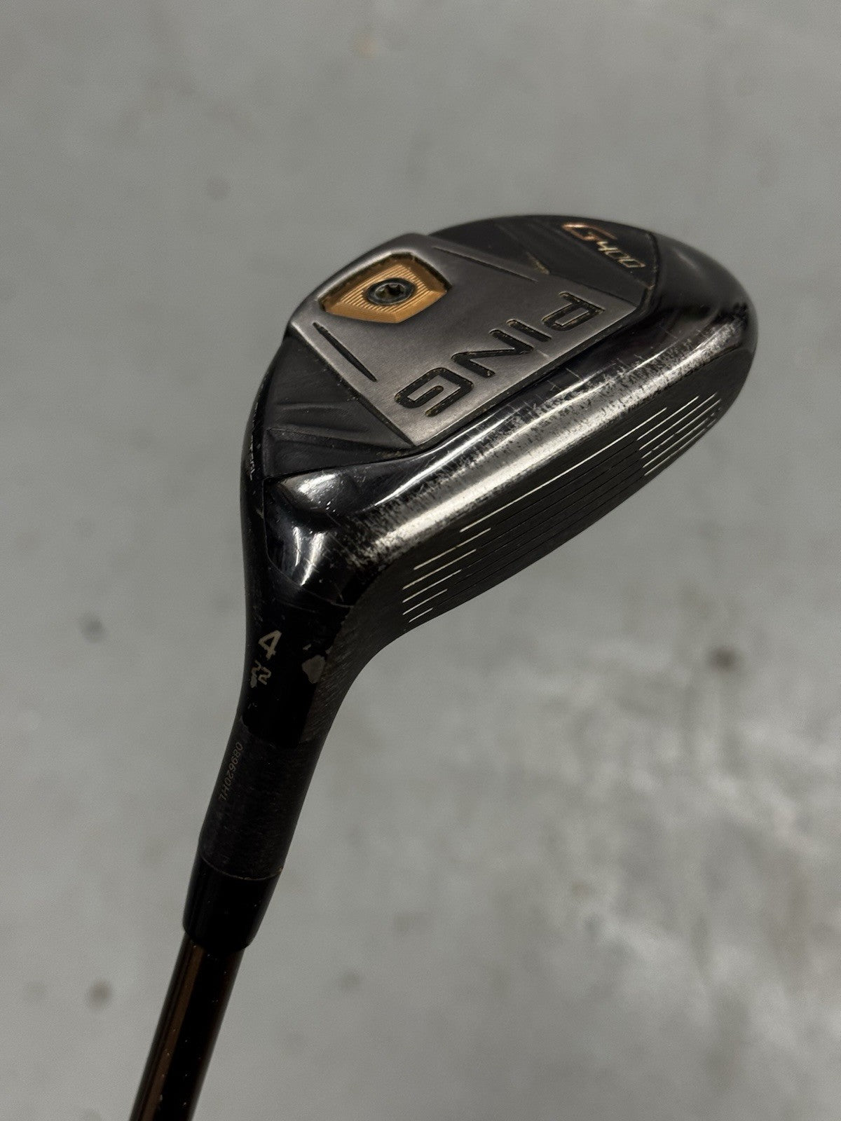 Ping G400 #4 Hybrid 22 Degree Senior Flex Ping Alta CB 70 Shaft