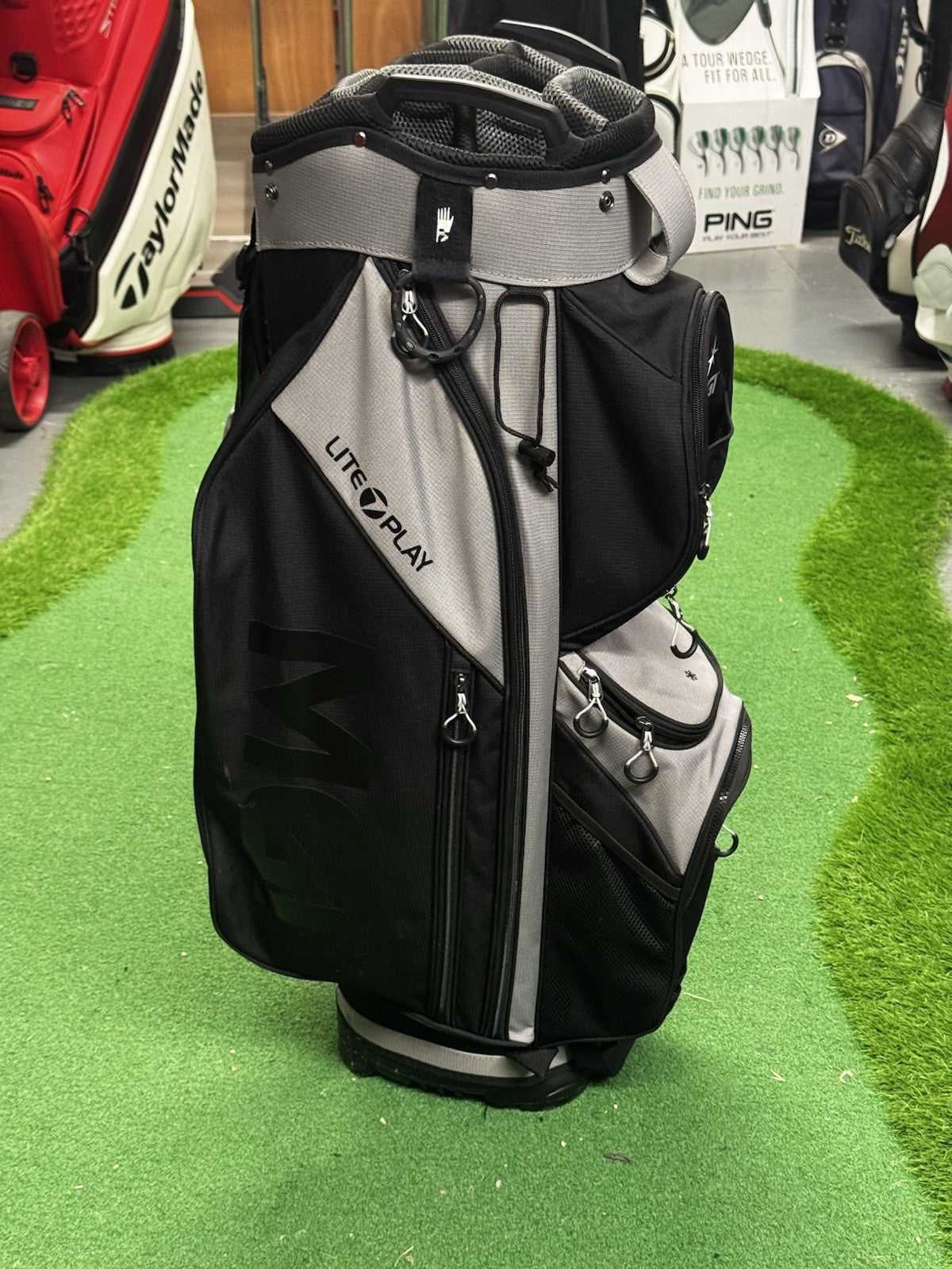 MGI Golf Lite Play Cart Bag Grey/Black