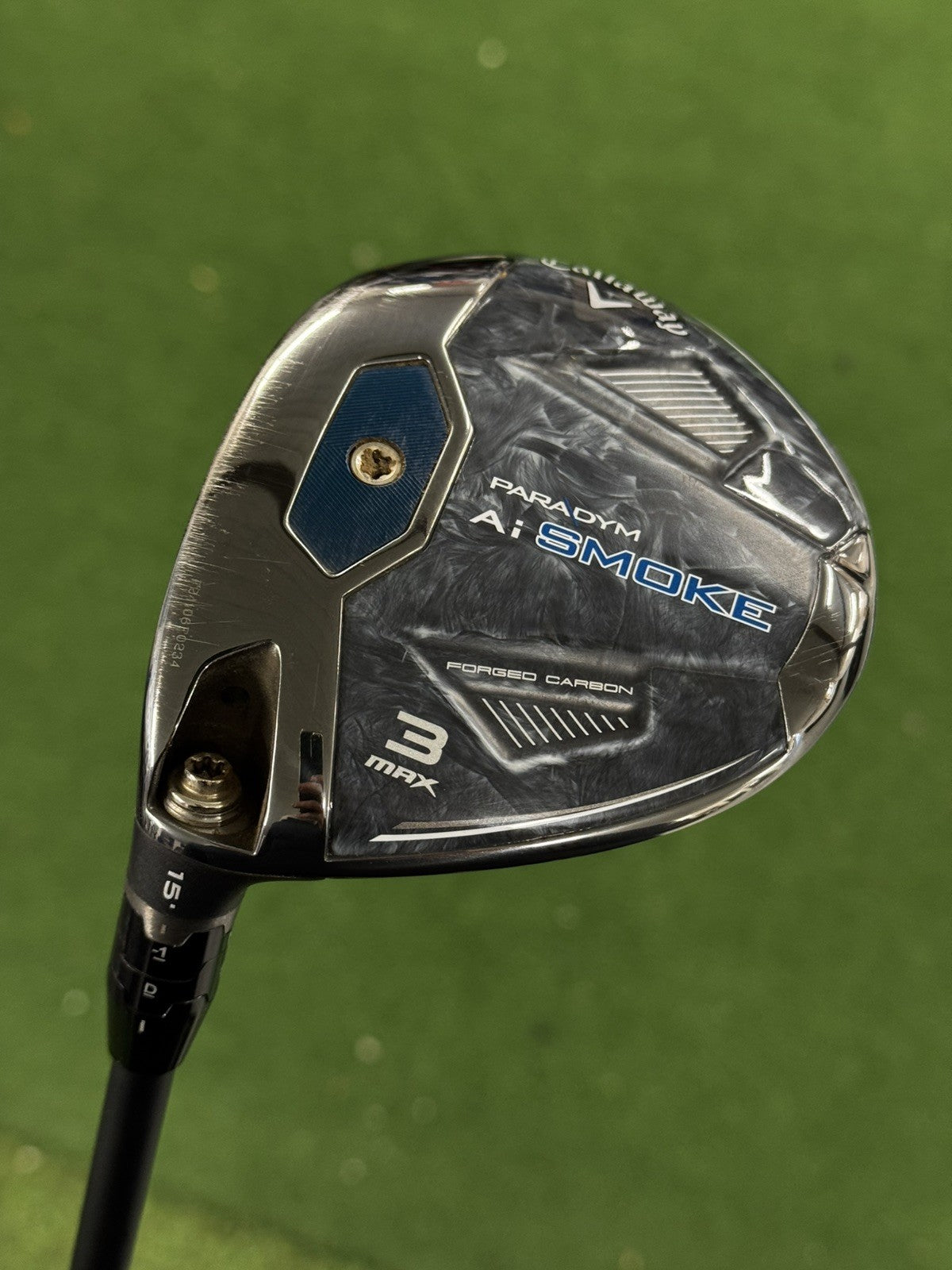 Left Hand Callaway Paradym Ai Smoke Max 3 Wood 15 Degree Regular Flex Shaft