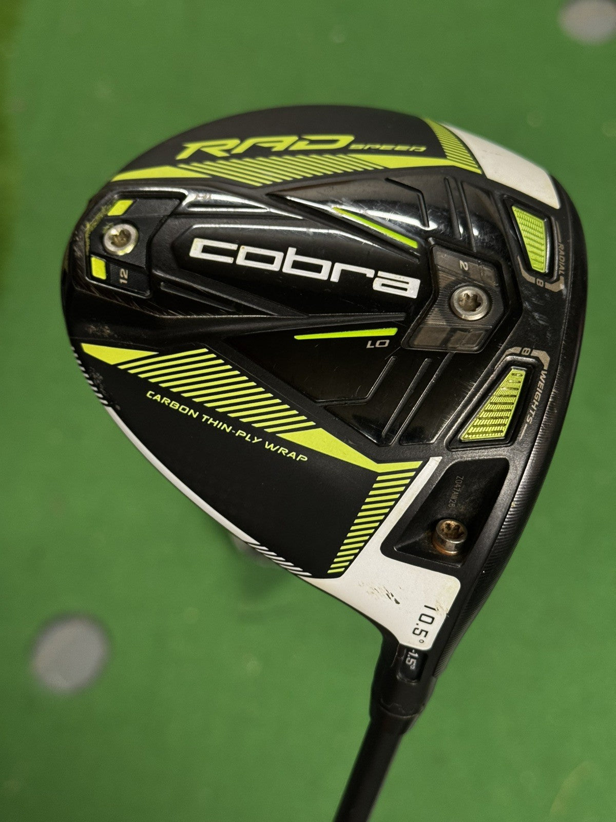 Cobra King Radspeed Driver 10.5 Degrees Stiff Flex Shaft