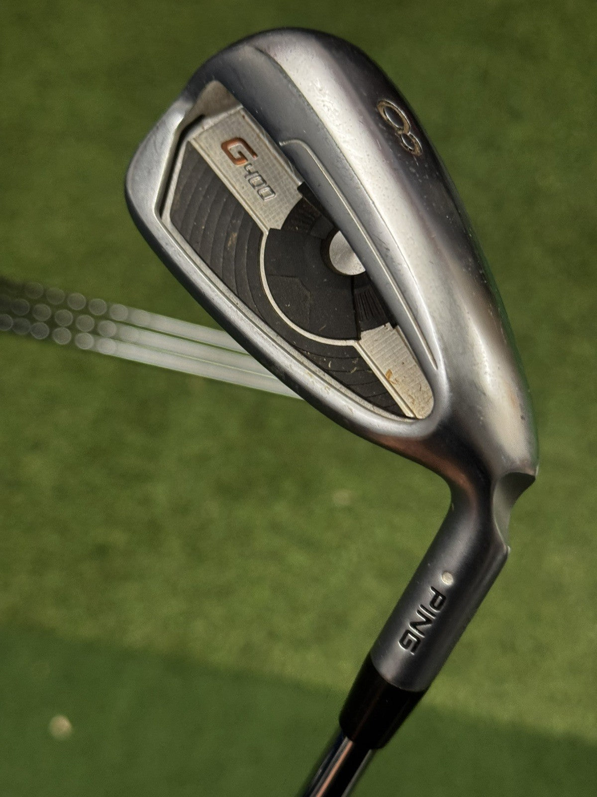 Ping G400 Iron Set 4-UW White Dot Stiff Flex Ping AWT 2.0 Shafts +0.5 Inch