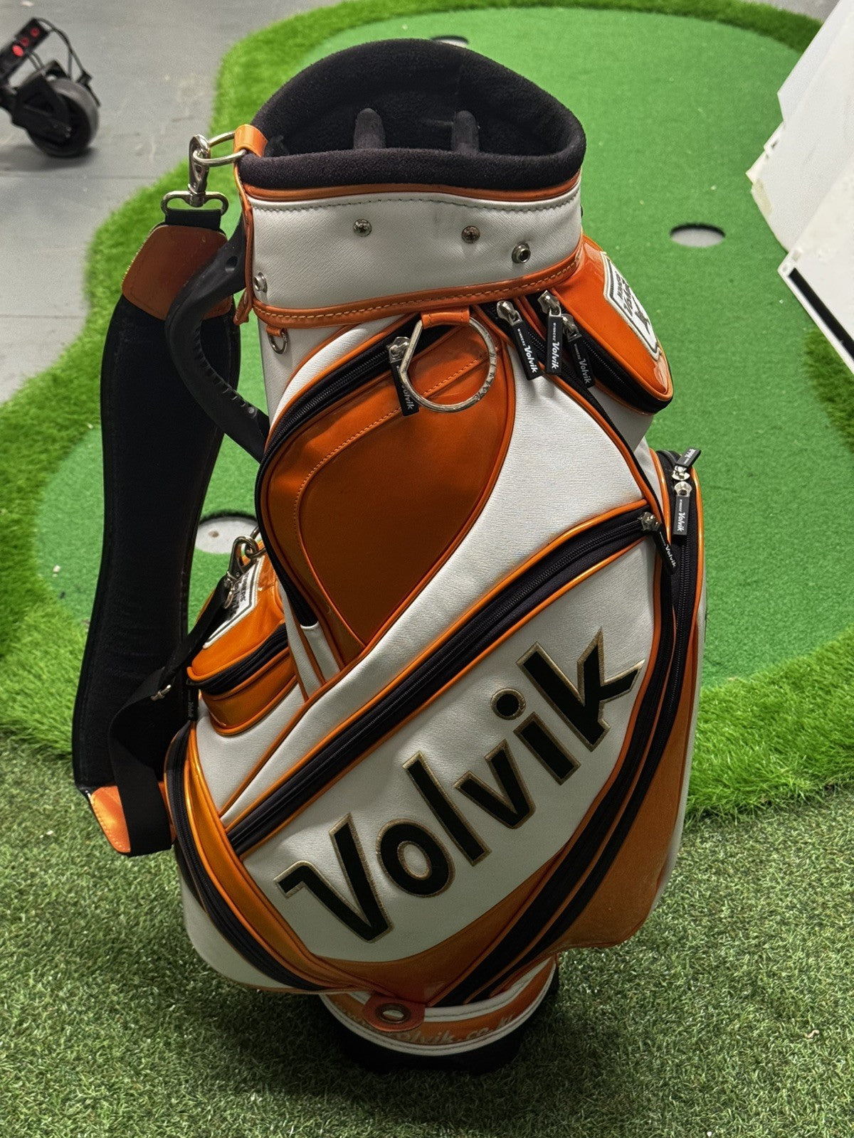 Volvik Golf Tour Bag White/Orange
