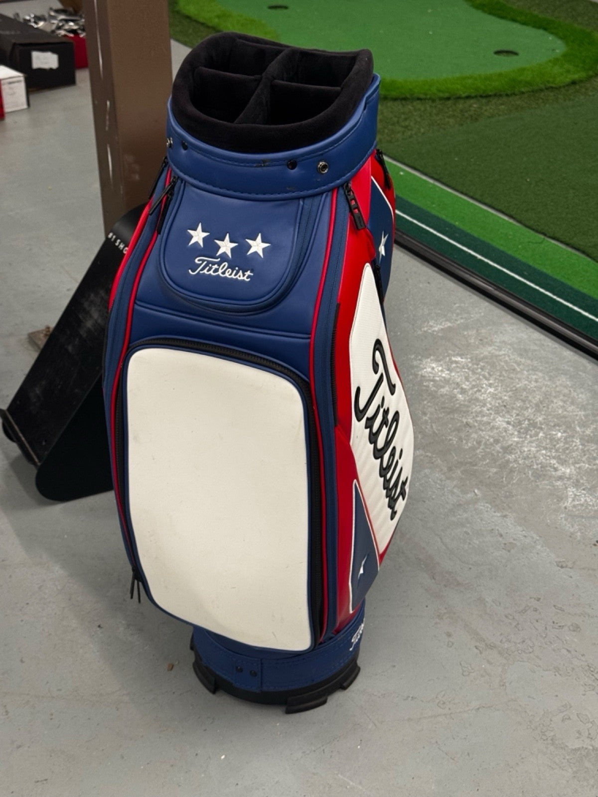 Titleist US Open Golf Tour Bag White/Blue/Red