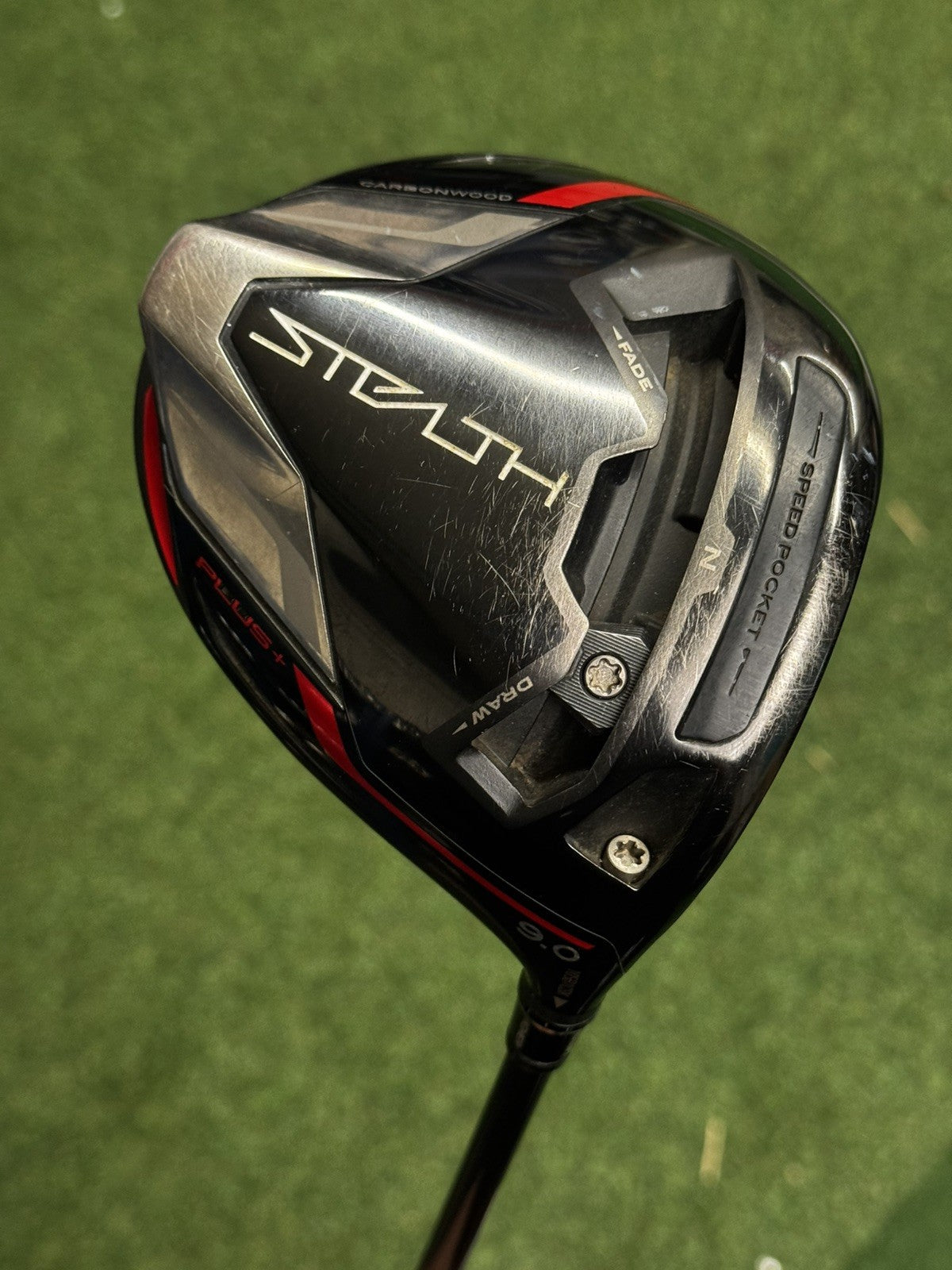 Taylormade Stealth Plus Driver 9 Degree X Stiff HZRDUS 6.5 Shaft  