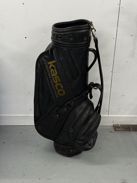 Kasco Golf Bag 6 Way Dividers Leather *Used*