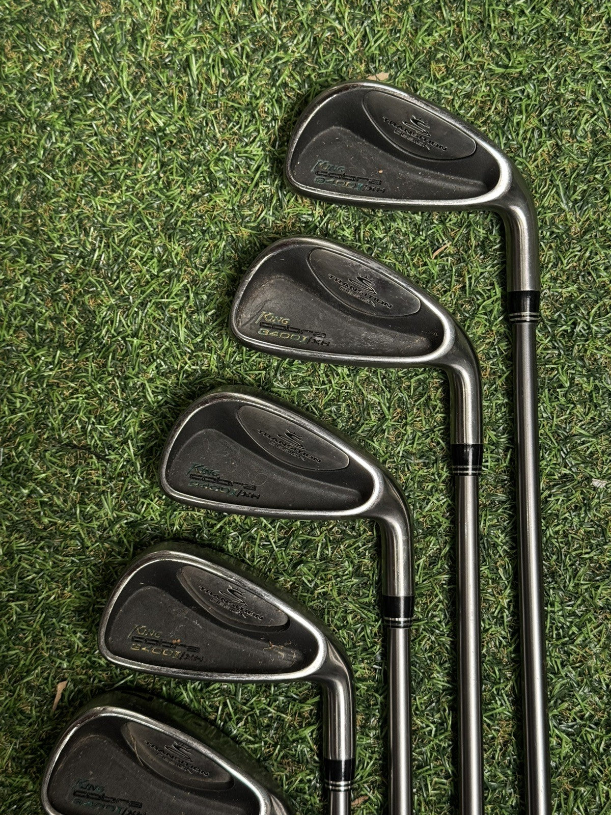 King Cobra 3400 I/XH Iron Set 3-SW Stiff Flex Graphite Design 55 Shafts