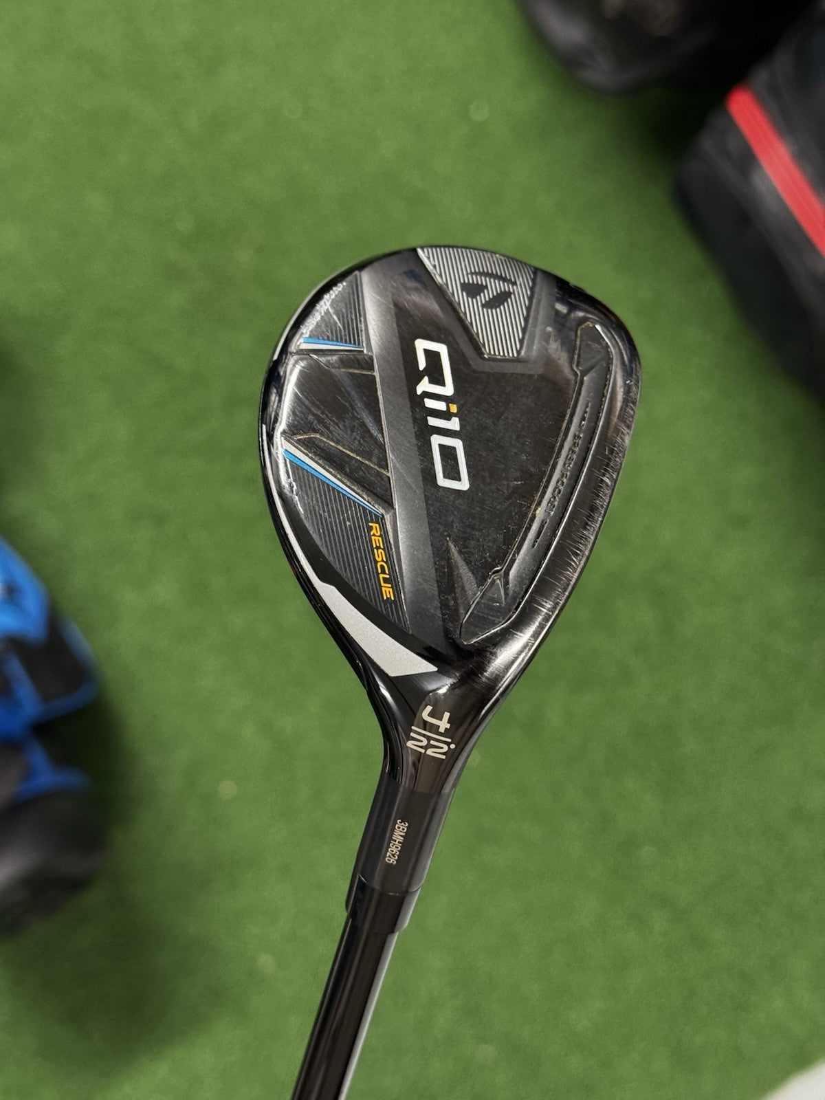 Taylormade Qi10 #4 Hybrid 22 Degree Stiff Flex Fujikura Ventus TR Blue 7 Shaft