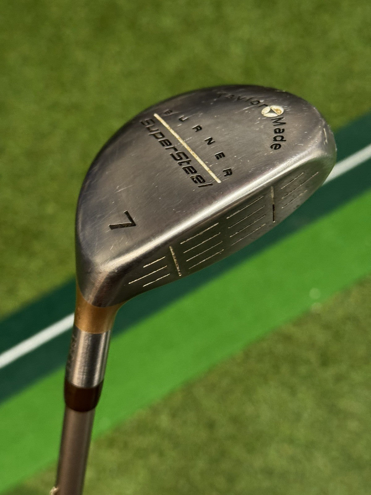 Taylormade Ladies Burner Supersteel 7 Wood Ladies Flex Silver Bubble Shaft 
