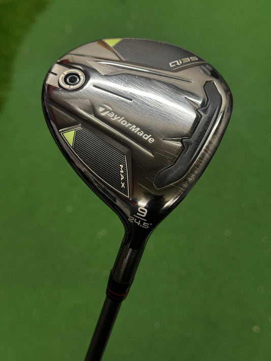 TaylorMade Qi35 Max 9 Wood 24.5 Degree Regular Fujikura Air Speeder Shaft