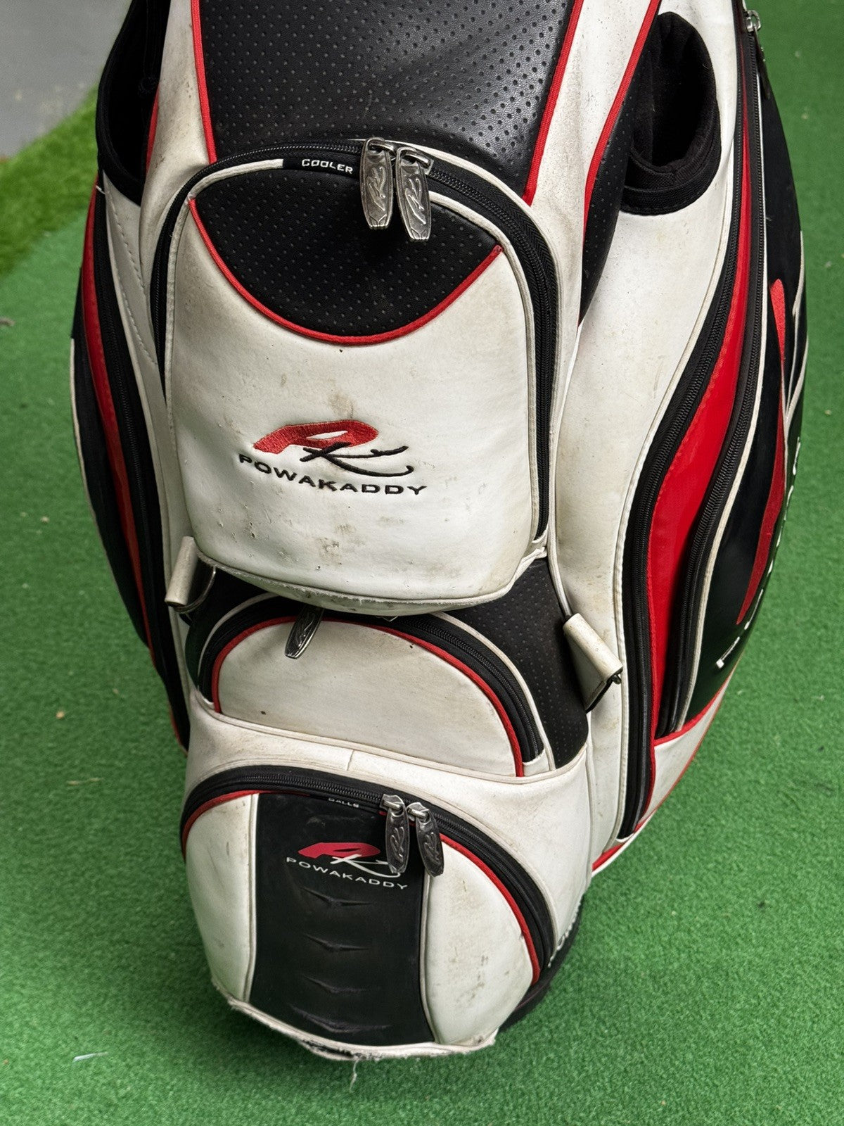 Powakaddy Golf White Cart Bag 