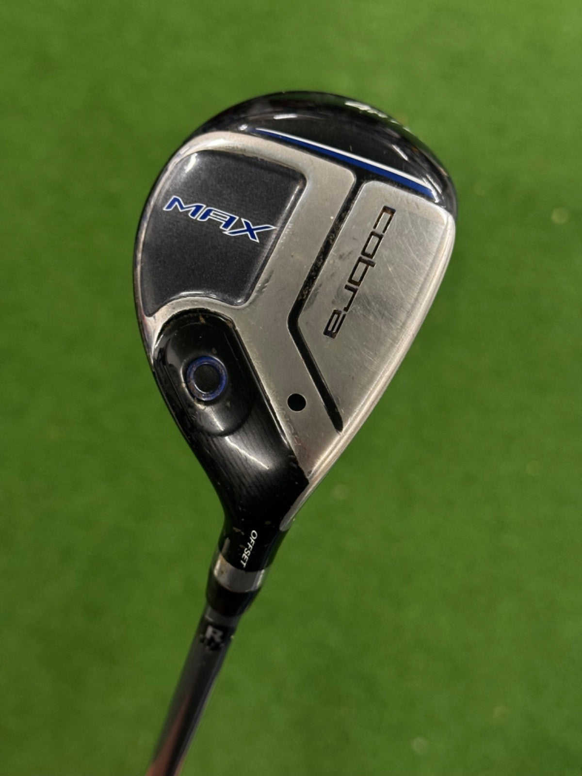 Cobra Max #4 Hybrid 22 Degree Regular Flex Matrix MFS White Shaft *used*