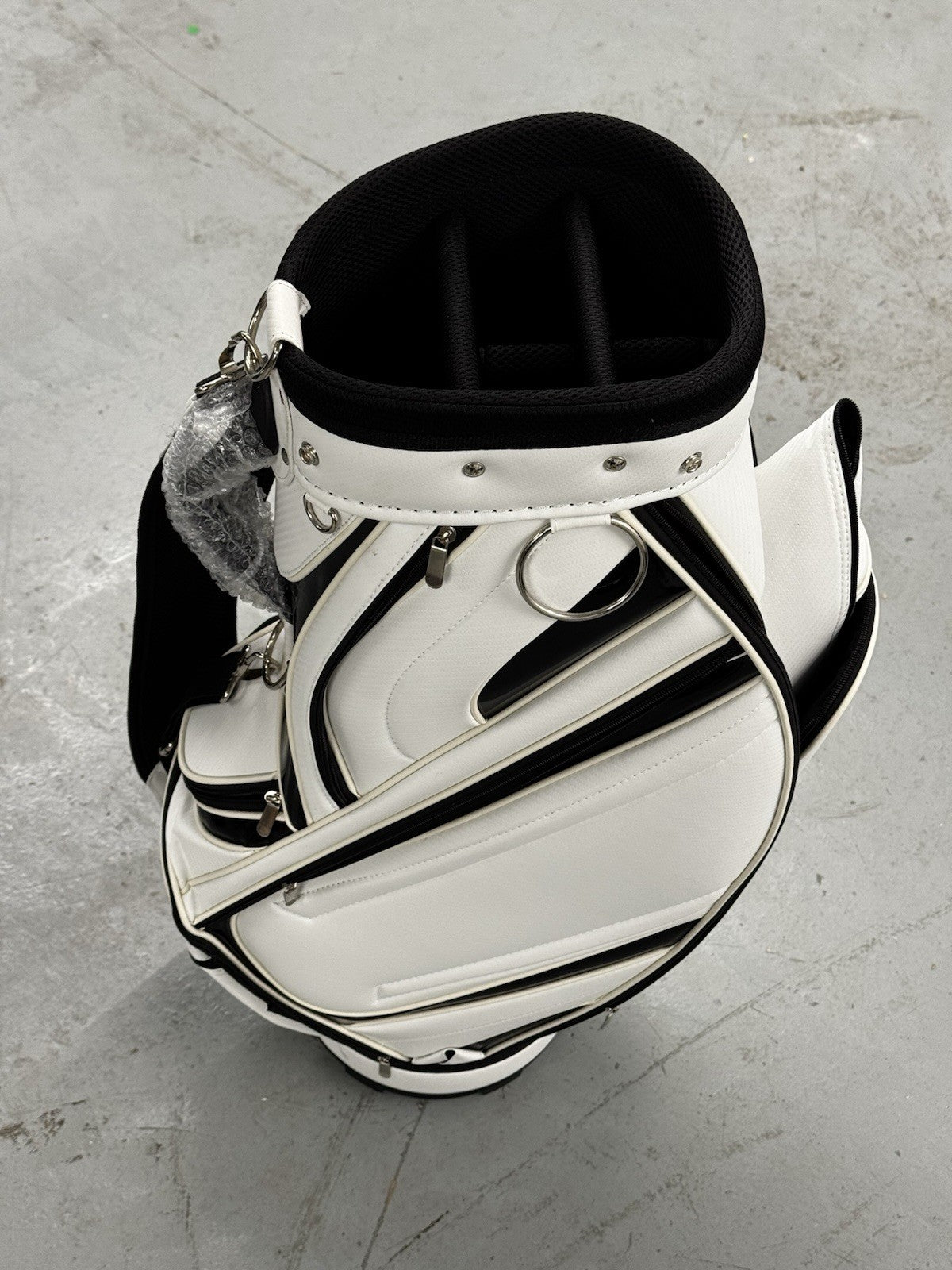 Generic White Golf Cart Bag *NEW*