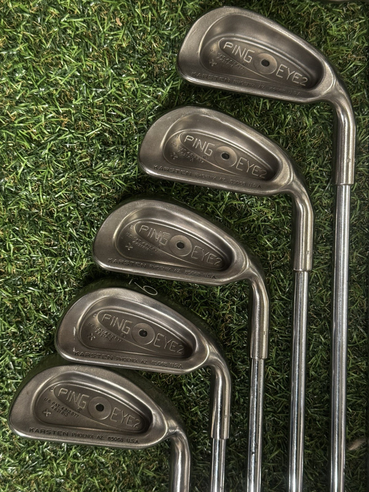 Ping Eye 2 Iron Set 3-PW Black Dot Regular Flex Ping Karsten Shafts