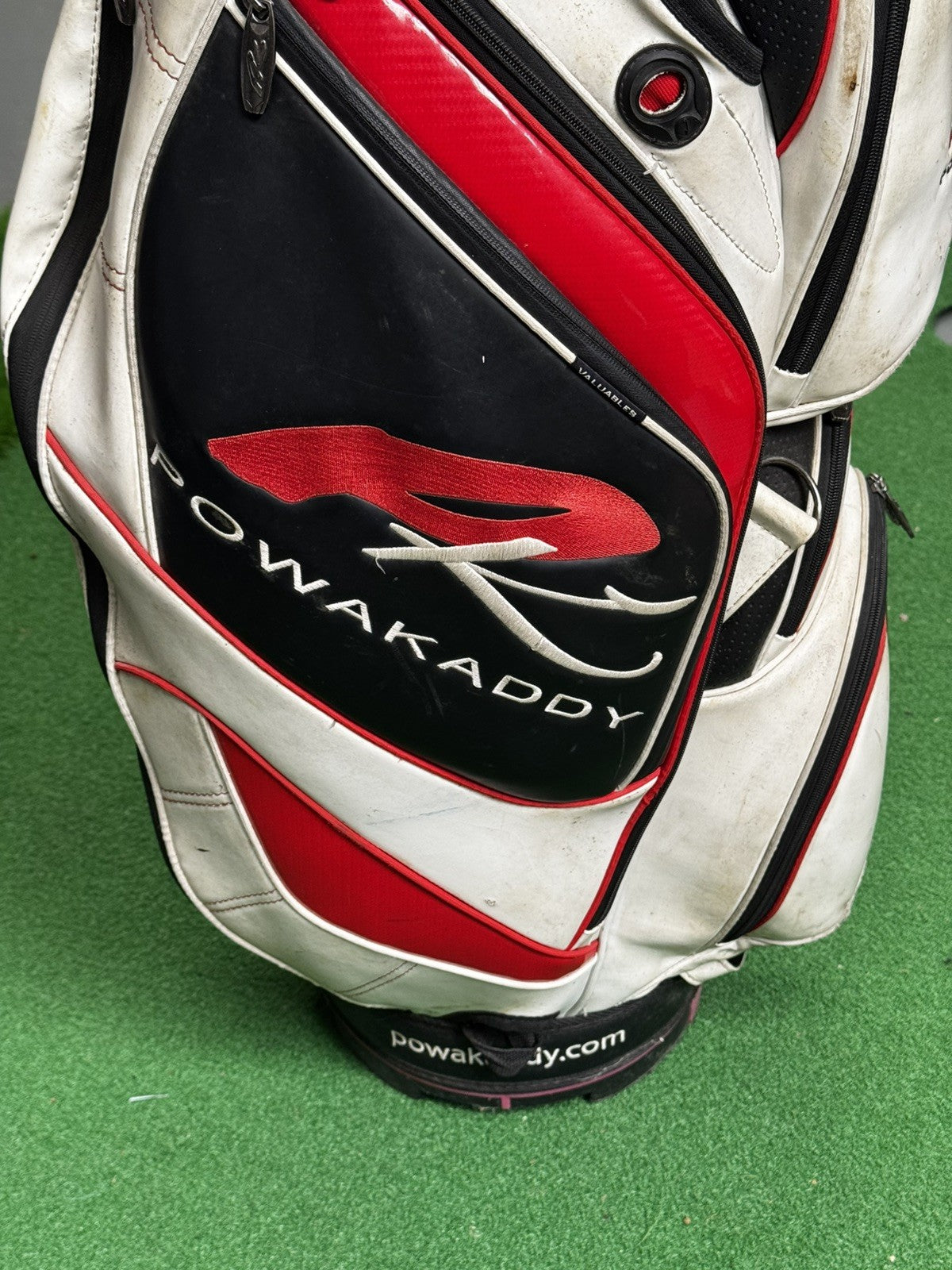 Powakaddy Golf White Cart Bag 