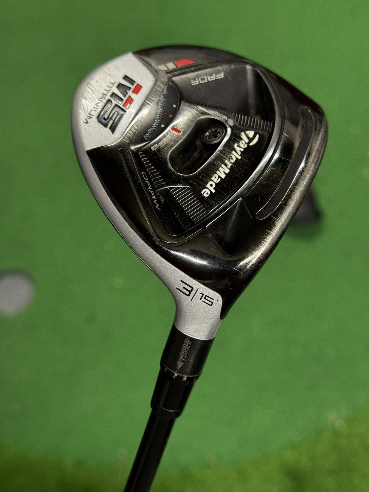 Taylormade M5 3 Wood 15 Degree Stiff Flex HZRDUS Red Shaft