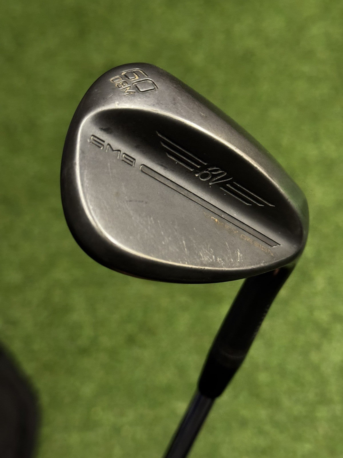 Titleist Vokey SM9 Jet Black Lob Wedge 60 Degree Wedge Flex Shaft