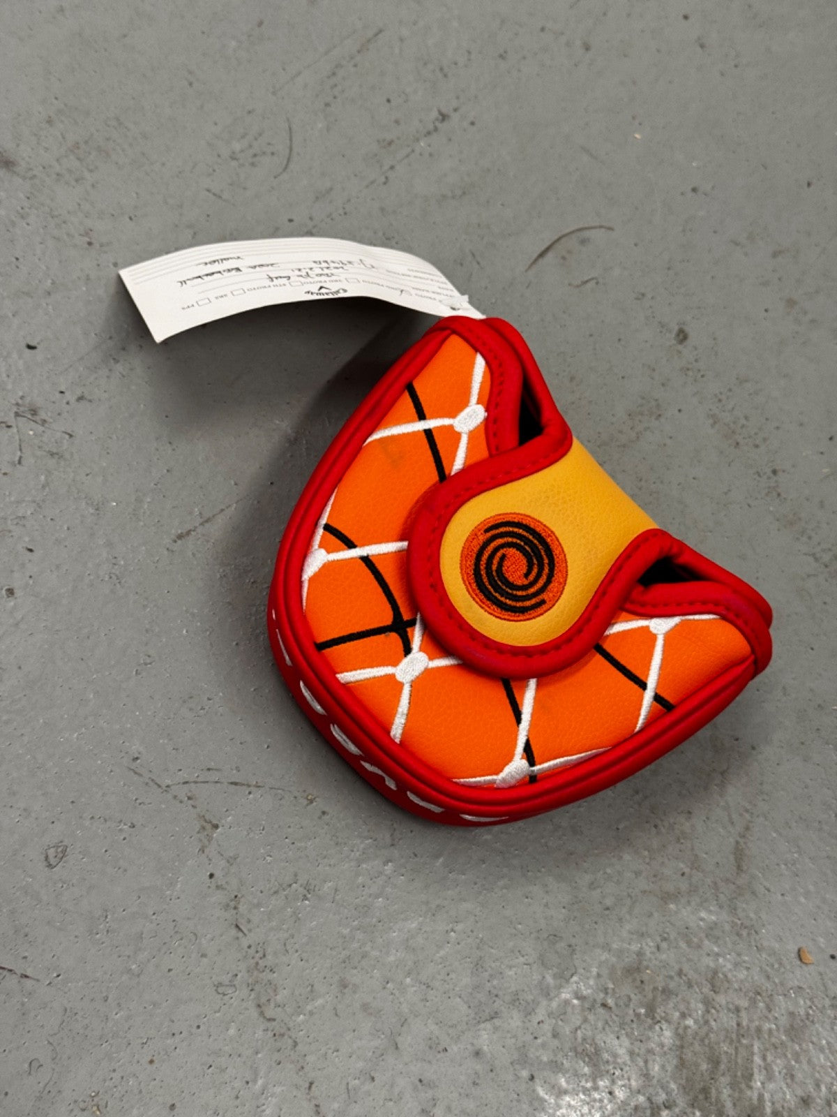 Odyssey Mallet Putter Headcover Basketball *New-RARE*