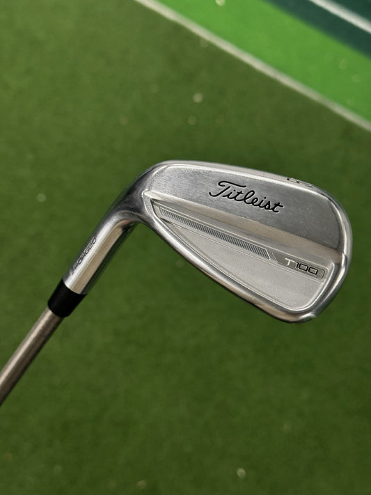 Left Hand Titleist T100 2023 50 Degree Gap Wedge stiff  *cut down 1.5 Inch*