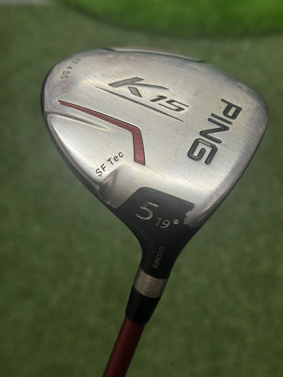 Ping K15 SF Tec #5 Wood 19 Degree Regular Flex Ping TFC 149 Shaft