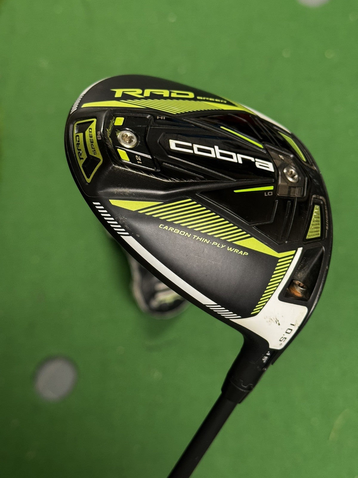 Cobra King Radspeed Driver 10.5 Degrees Stiff Flex Shaft