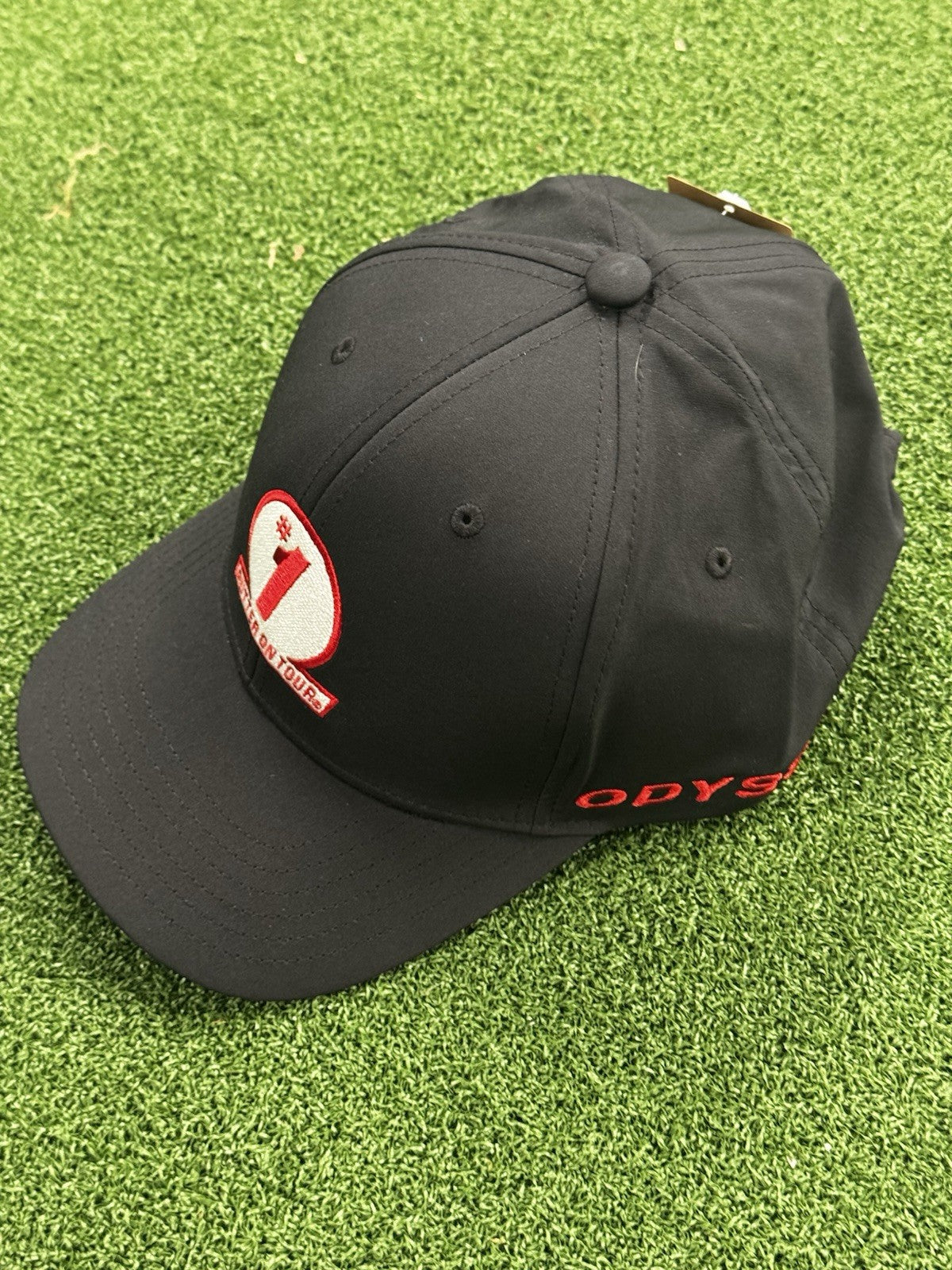 Odyssey Number One #1 Putter On Tour Golf Strapback Hat Cap