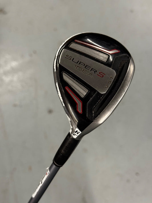 Adams Idea Super S #4 Hybrid 22 Degree Stiff Flex Shaft *used*