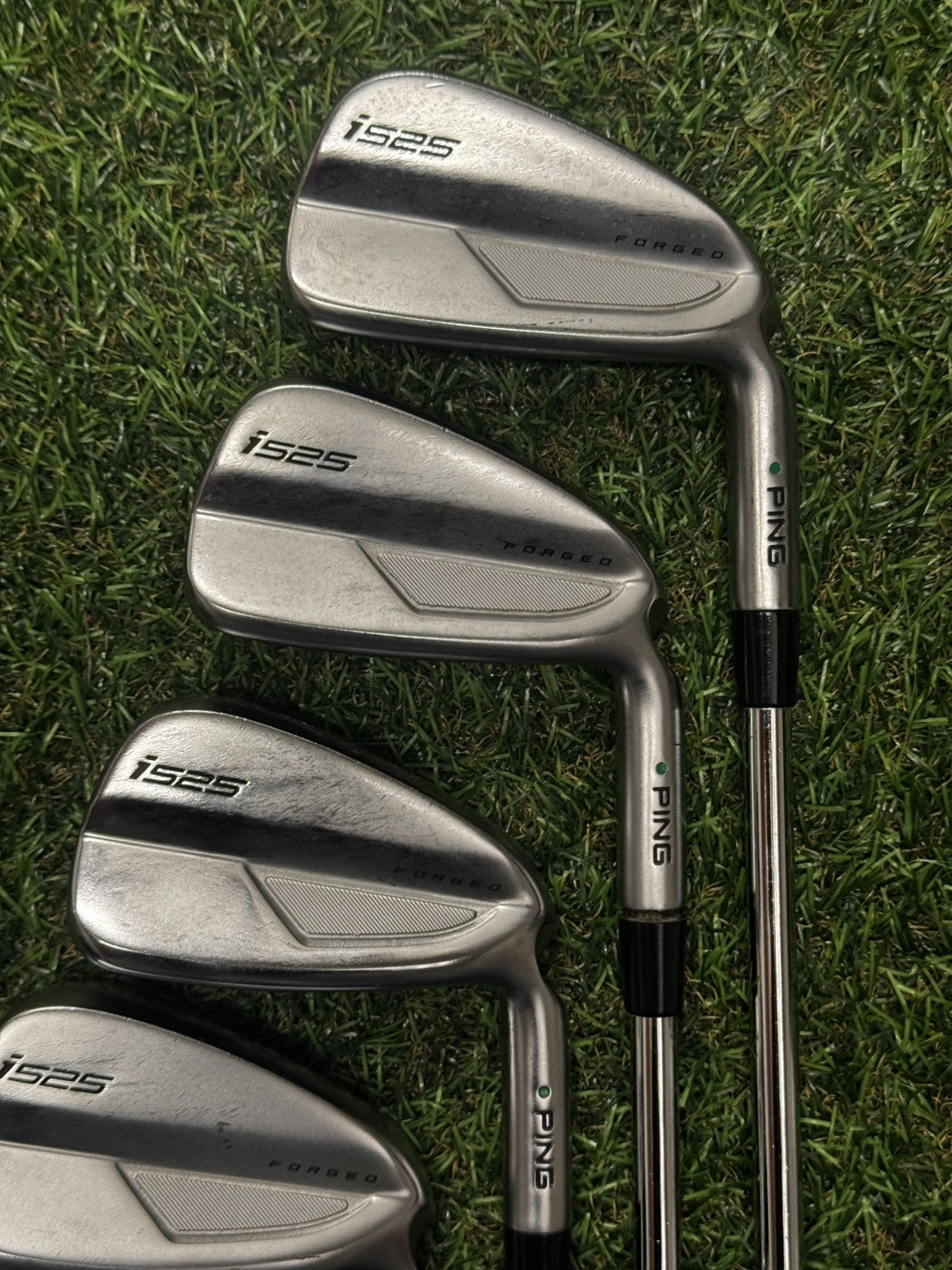 Ping i525 Iron Set 6-PW+UW Green Dot Stiff Flex Elevate MPH 95 Shafts