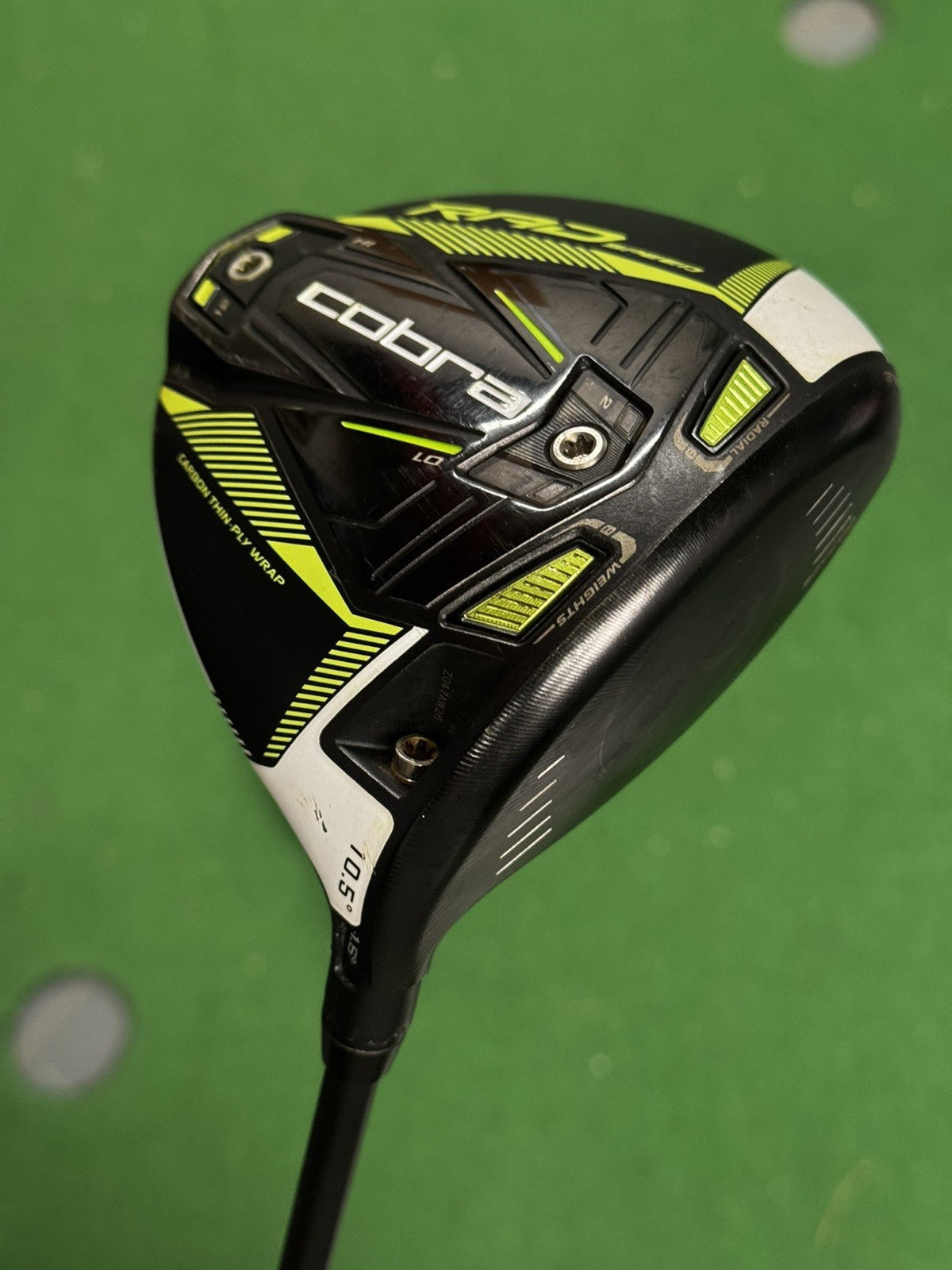 Cobra King Radspeed Driver 10.5 Degrees Stiff Flex Shaft