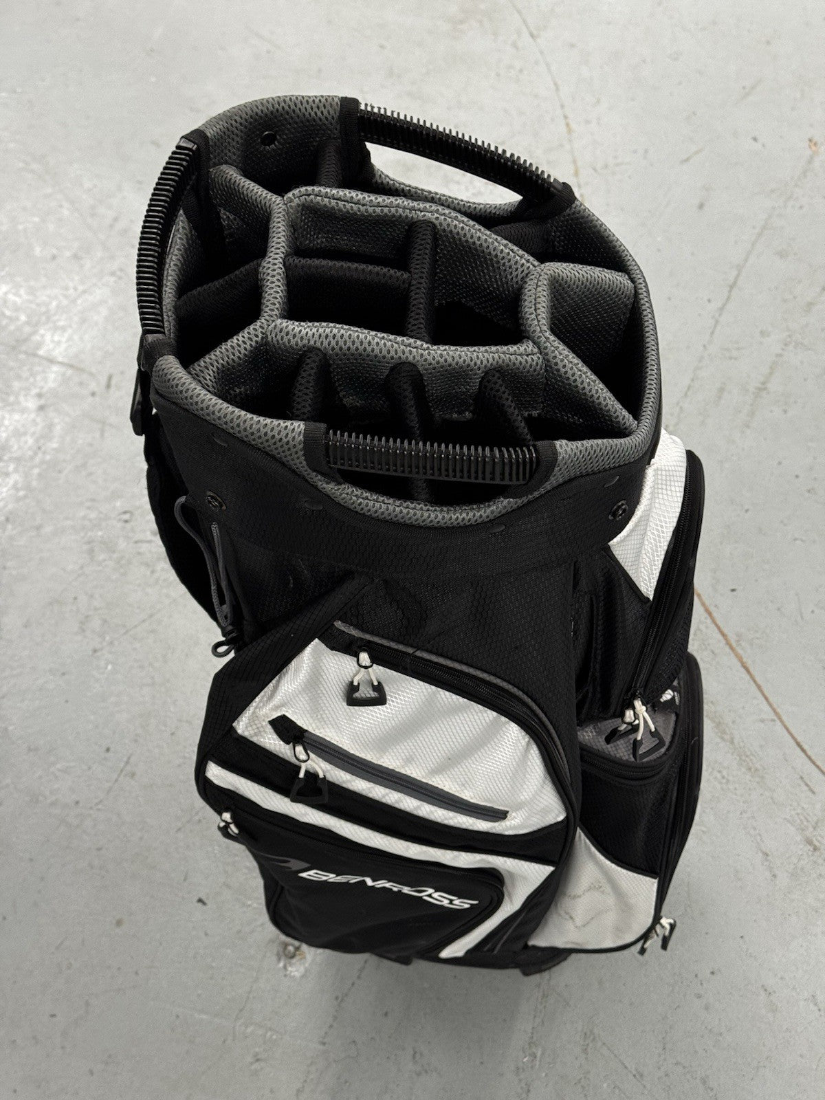 Benross Pro 2.0 Cart Bag BLACK/WHITE