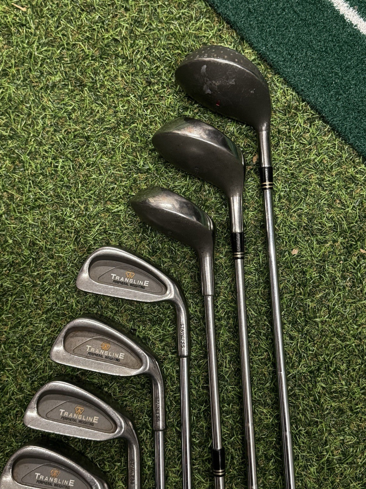 Transline Golf Starter Iron Set + 1/3/5 Woods