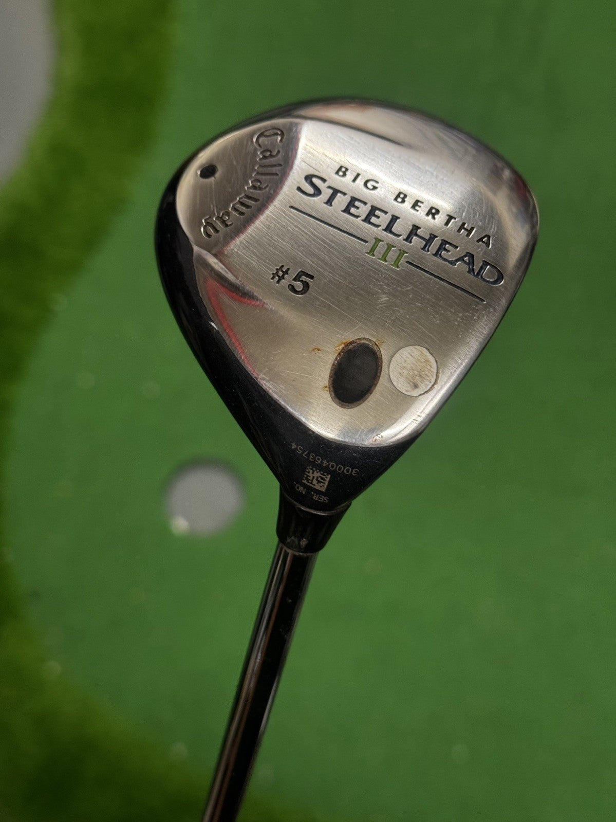 Callaway Big Bertha 111 5 Wood Steel Uniflex Shaft