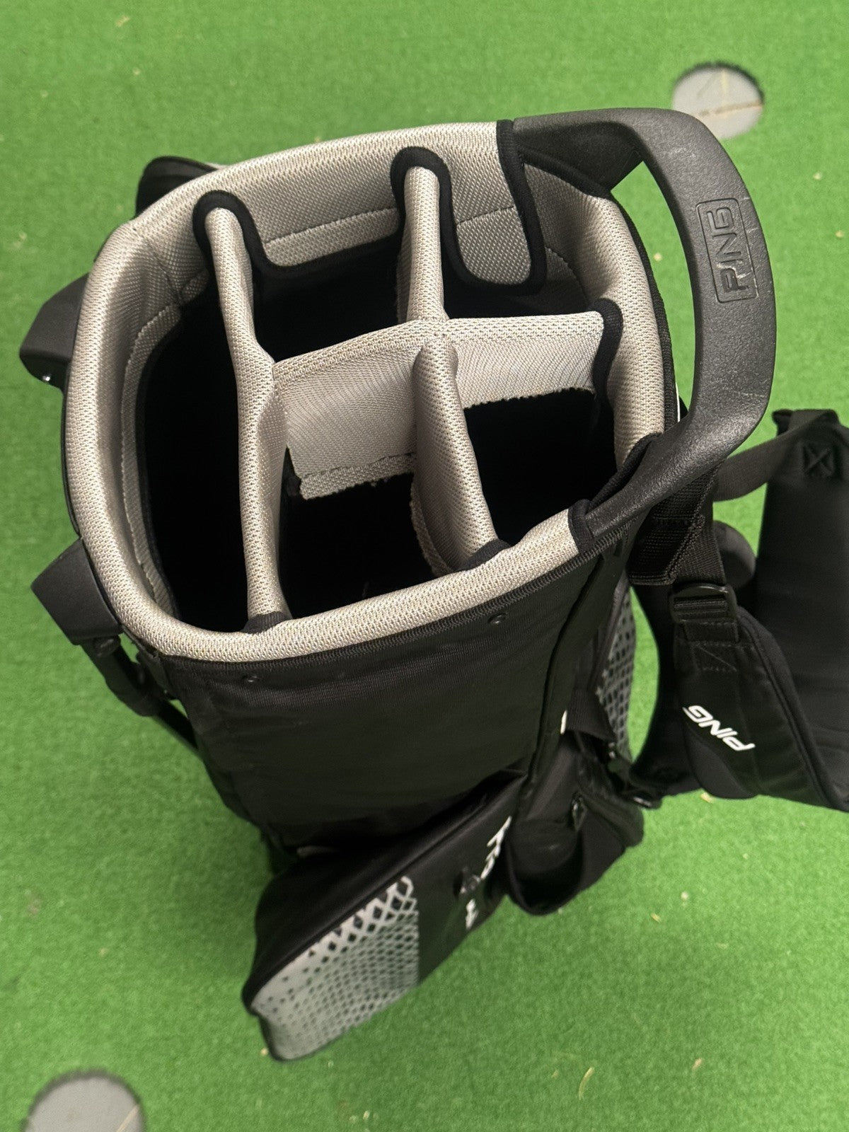 Ping Hoofer Monsoon Waterproof Stand Bag Black/Grey