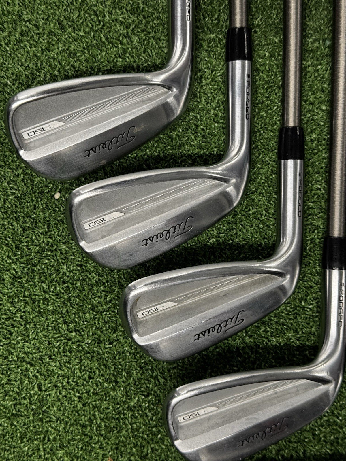 Titleist Left Hand T150 Iron Set 6-Gw Regular SteelFiber Shafts -1 Inch