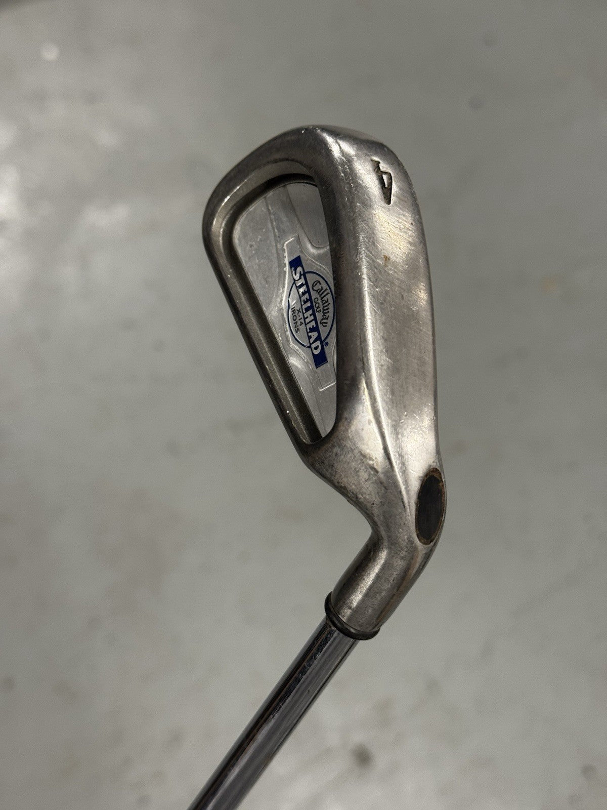 Callaway X-14 #4 Iron Regular Flex Callaway Steelhead Shaft