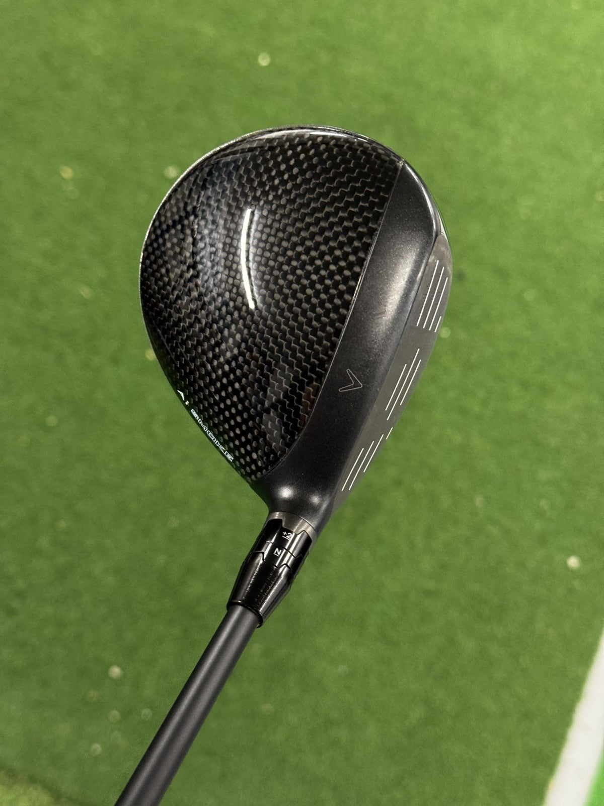 Left Hand Callaway Paradym Ai Smoke Max 3 Wood 15 Degree Regular Flex Shaft