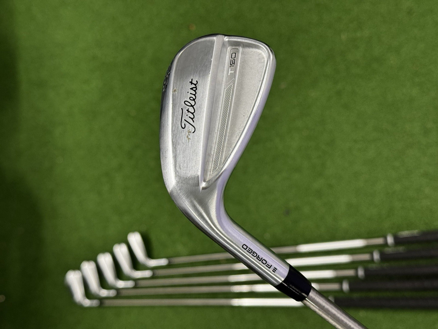 Titleist Left Hand T150 Iron Set 6-Gw Regular SteelFiber Shafts -1 Inch