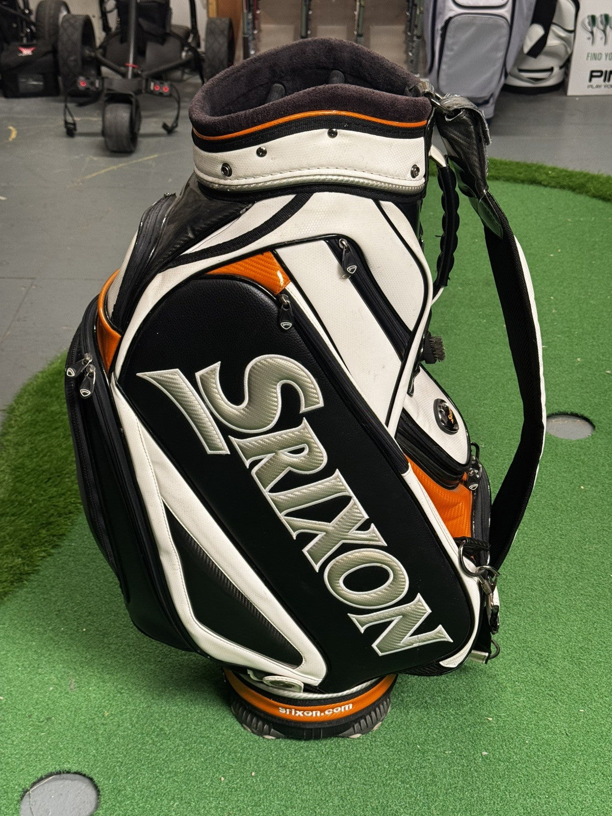 Srixon Tour Staff Bag White/Black/Orange